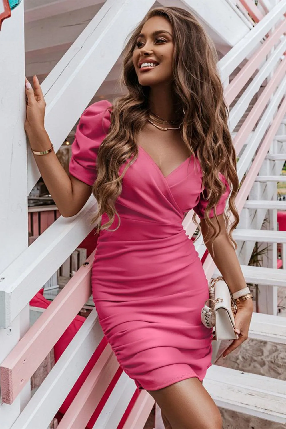 Raquel® | Seductive wrap dress with V-neck