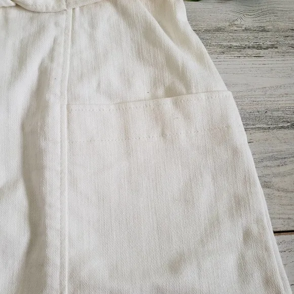 Rebecca Taylor| La Vie Denim Skirt Mini White Size 28