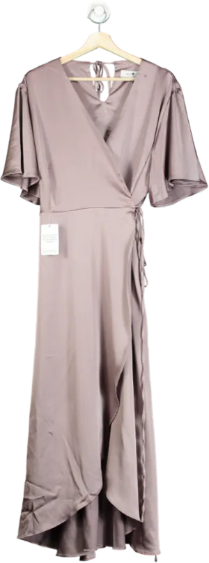Rewritten Mauve Wrap Dress XL