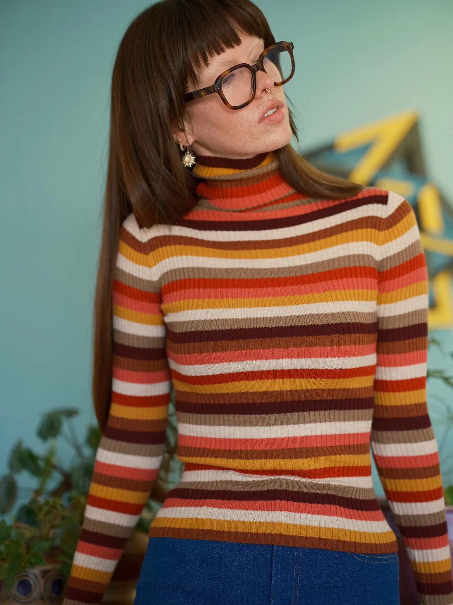 Ribbed Turtleneck