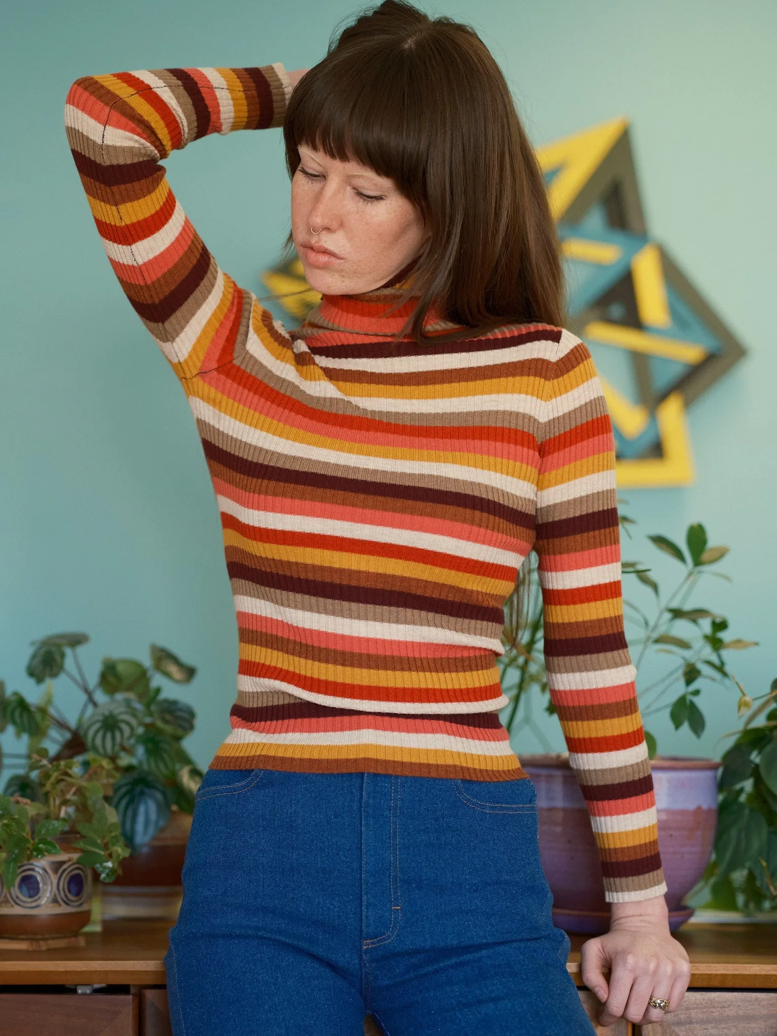 Ribbed Turtleneck