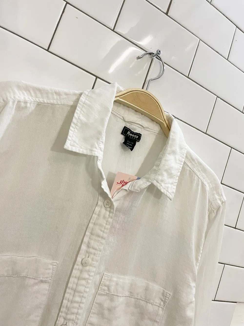 roots light cotton shirt