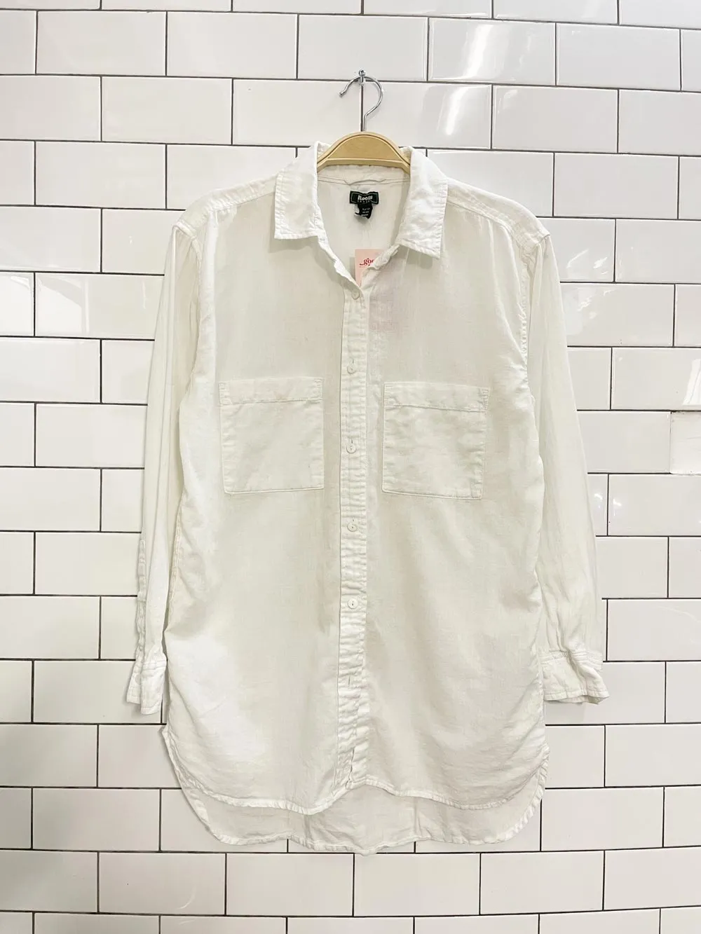 roots light cotton shirt