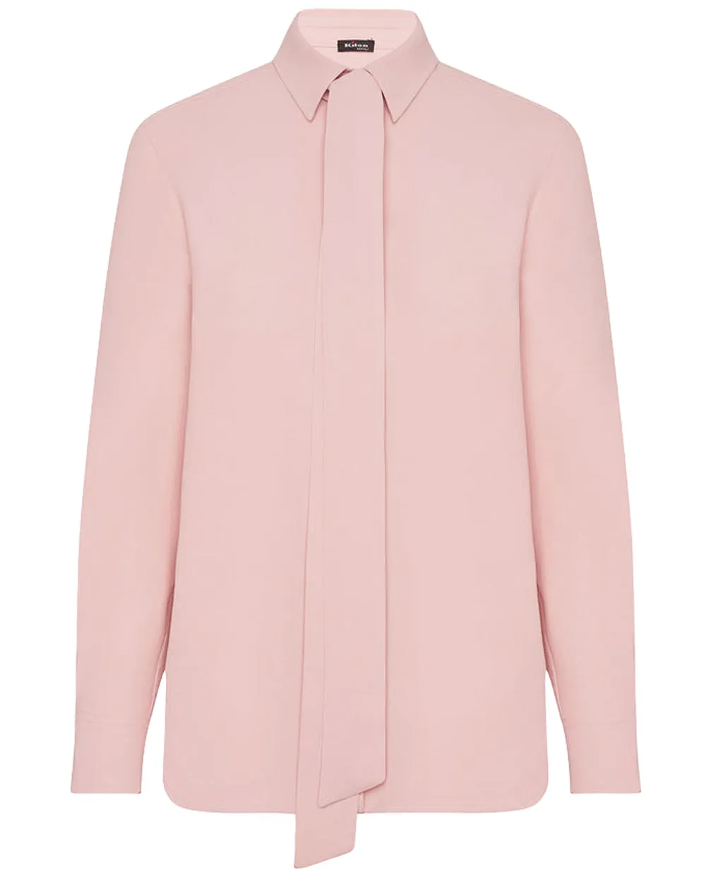 Rose Long Sleeve Belted Blouse