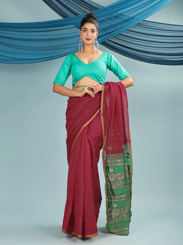Sea Green Tie-up Blouse