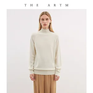 Seamless High-Neck Luxury Sweater