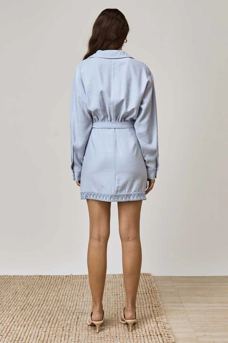 Sentiment Mini Dress Blue