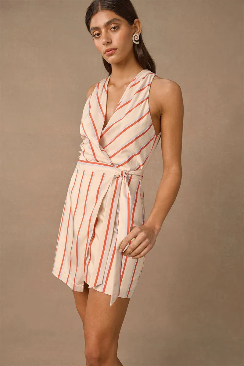 Serene Stripe Mini Dress