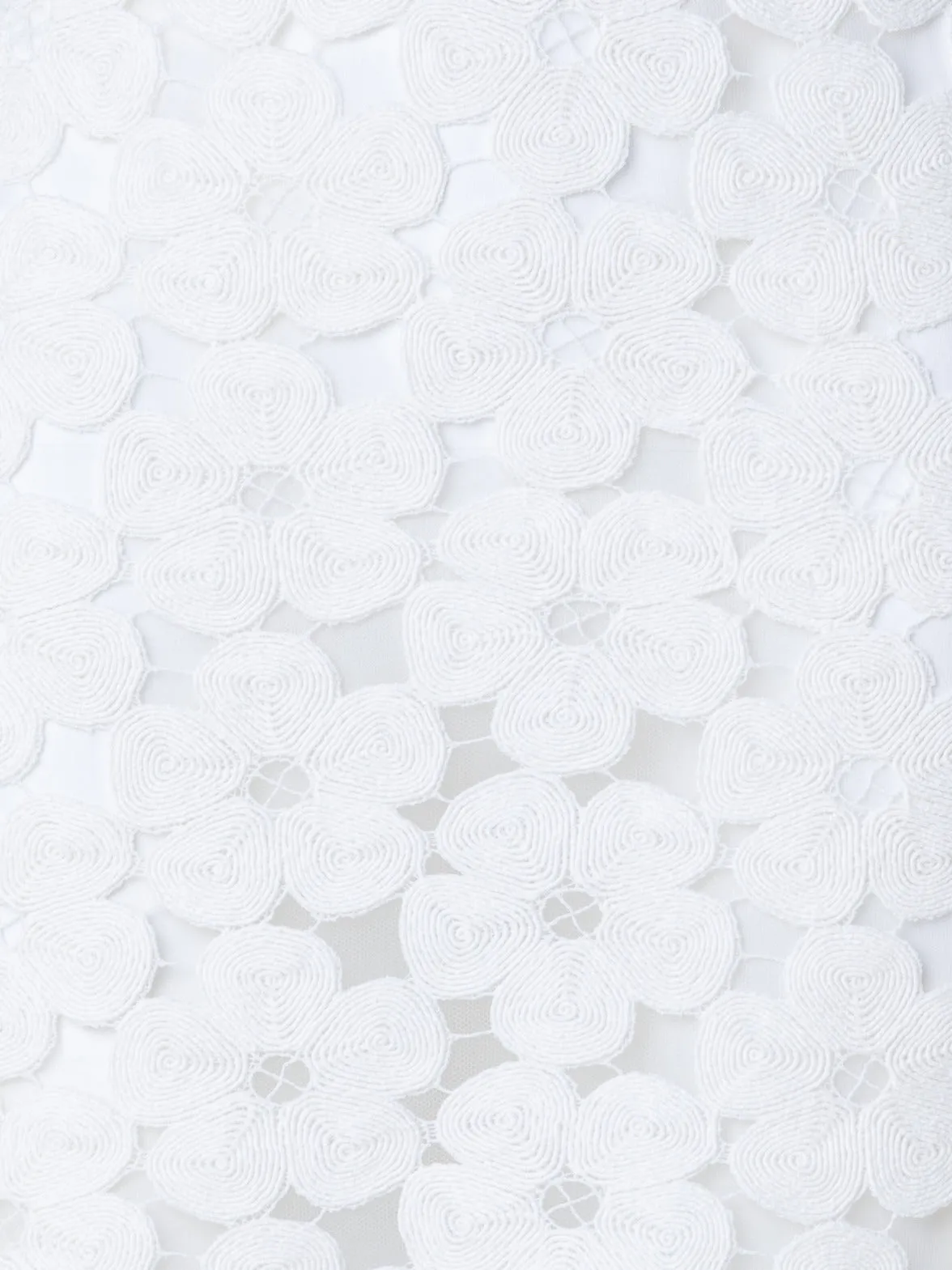 Short Skirt with Anemone Embroidery