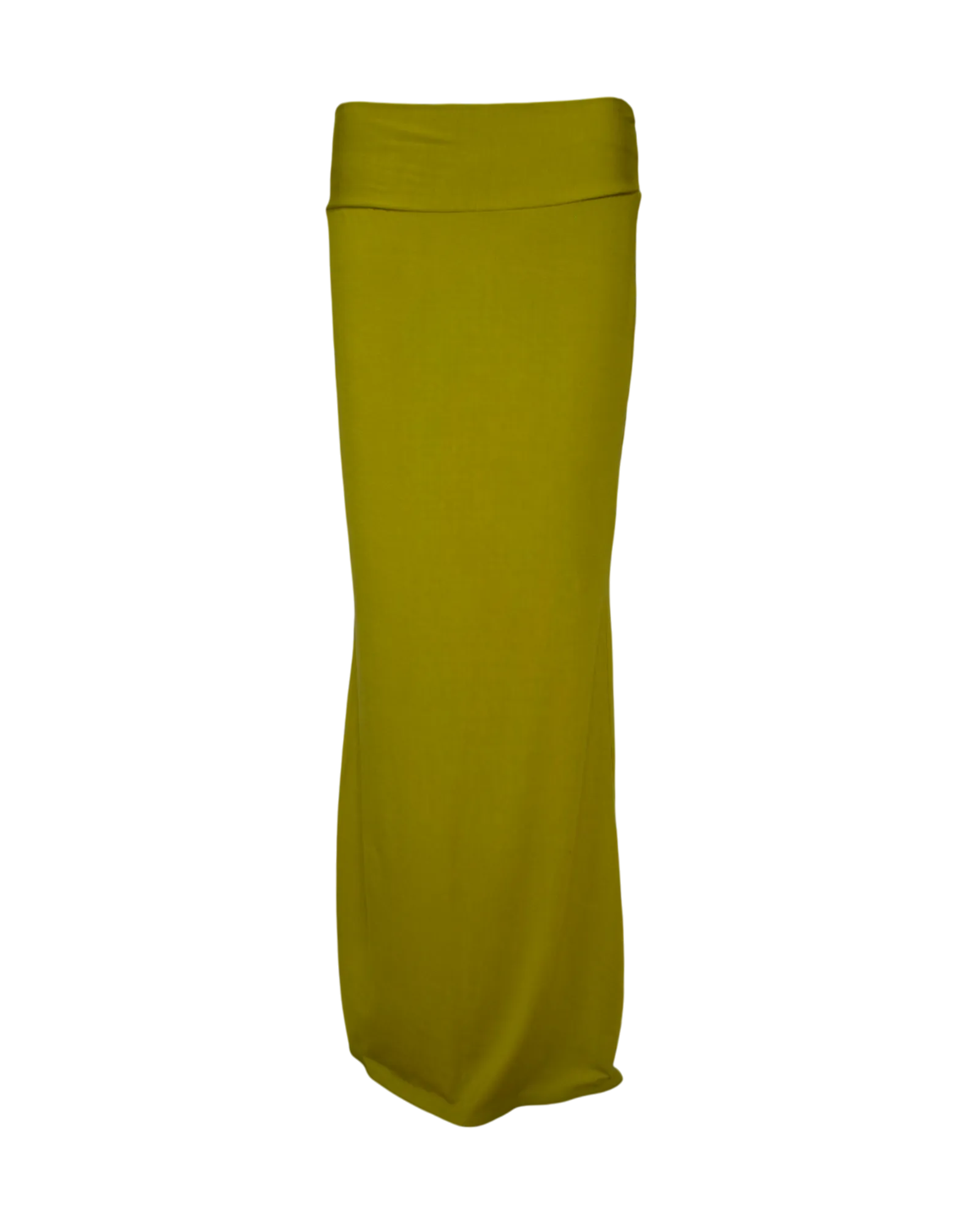 simple maxi skirt / moss green