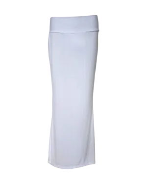 simple maxi skirt / white