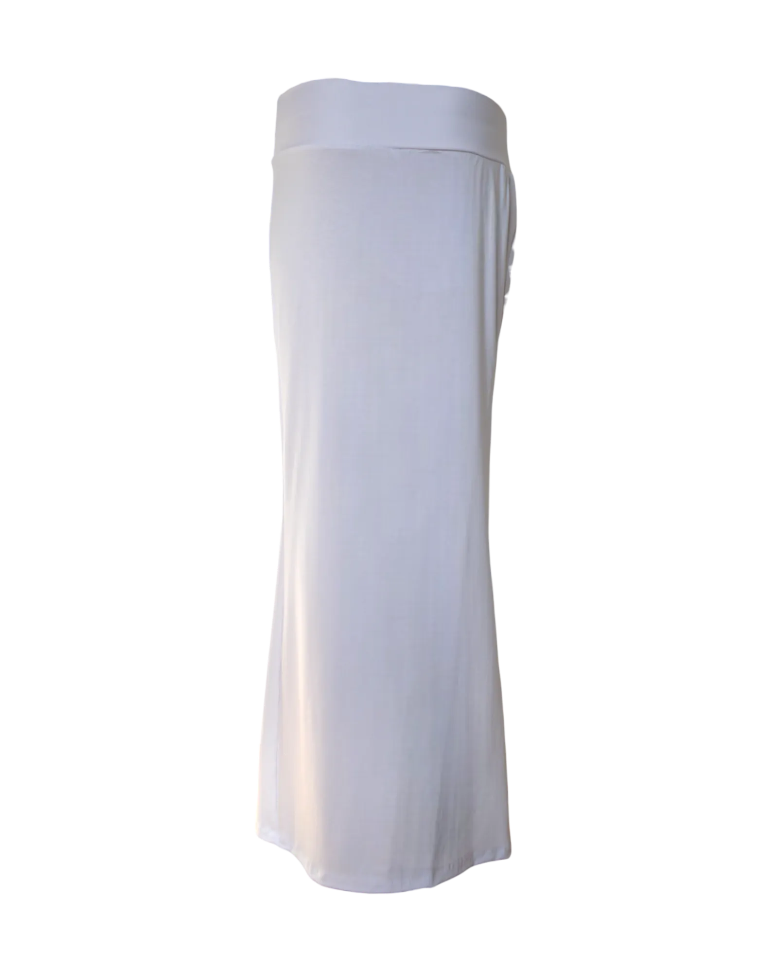 simple maxi skirt / white