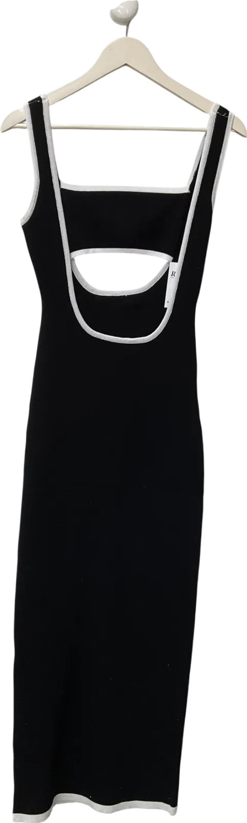 Soera Black Eloise cit out midi dress UK S