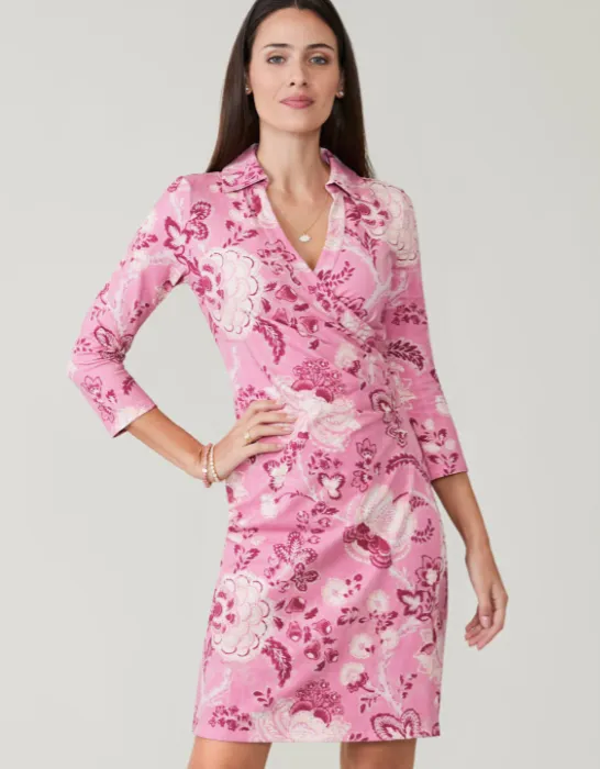 Spartina 449 Cristina Wrap Dress Harbor River - FINAL SALE