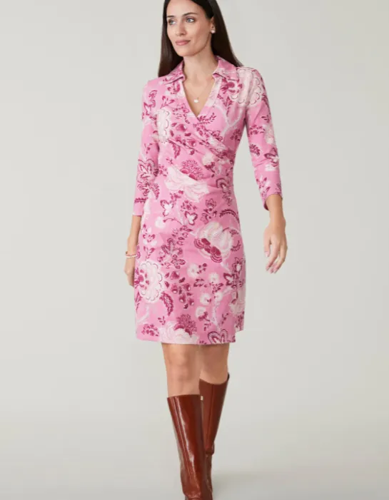 Spartina 449 Cristina Wrap Dress Harbor River - FINAL SALE