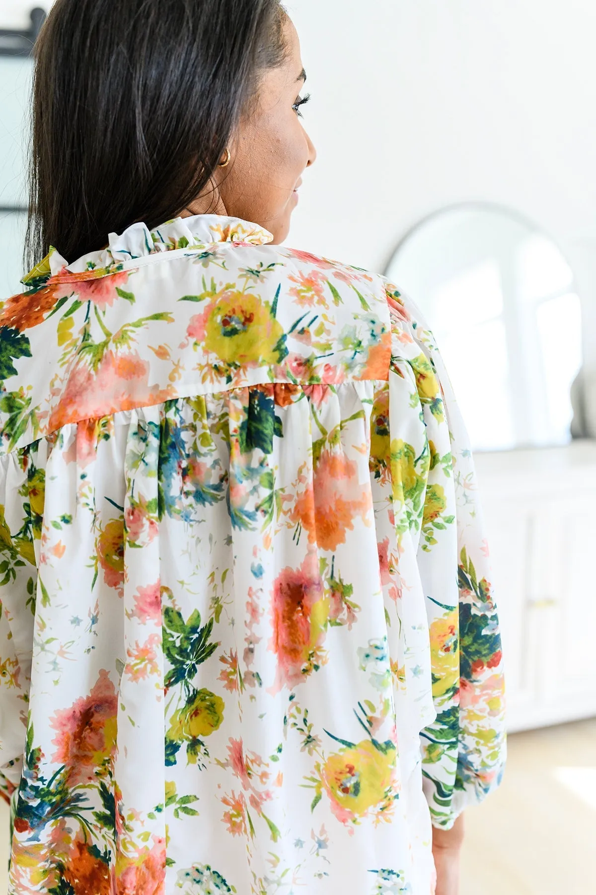 Spring Haiku Floral Blouse!