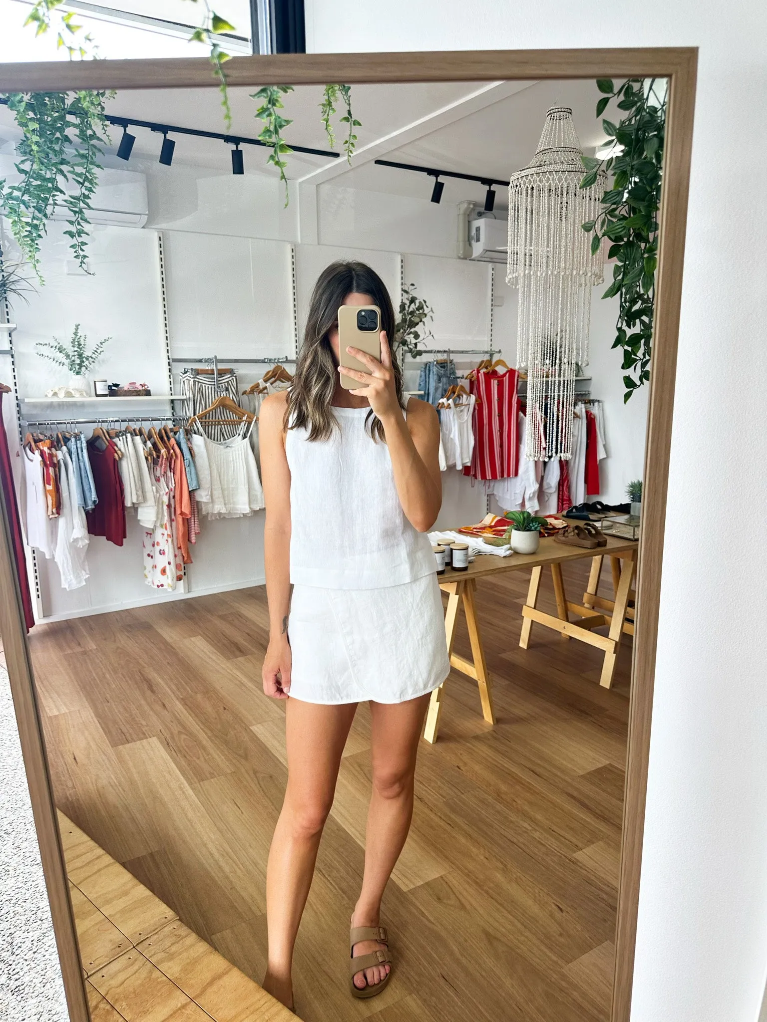 Stella Linen Skirt