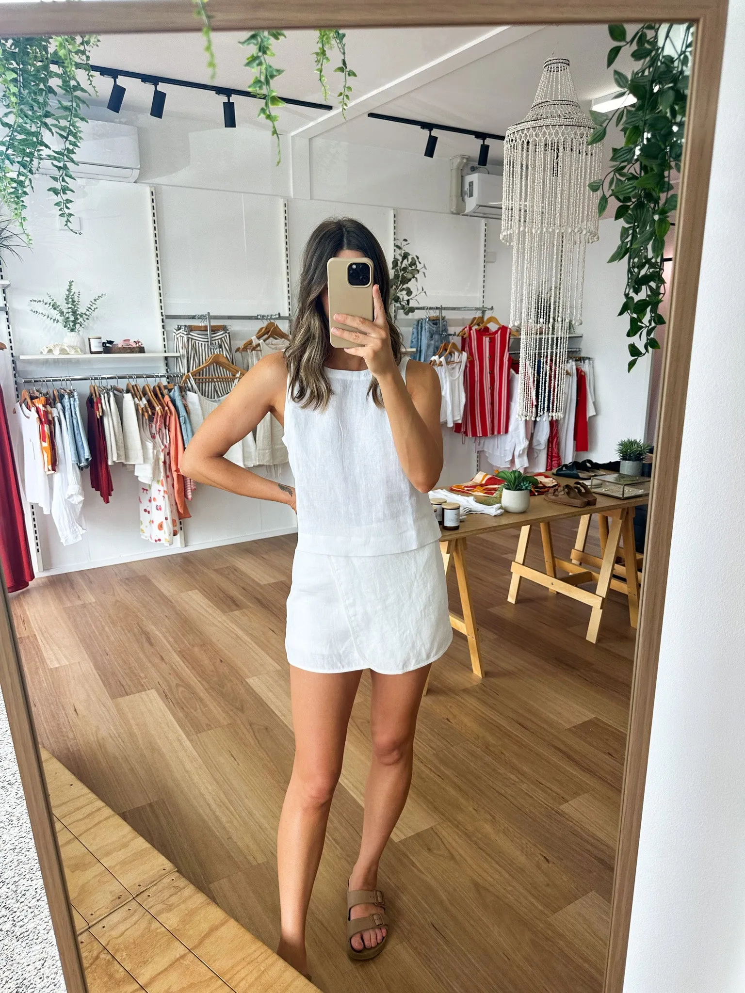 Stella Linen Skirt