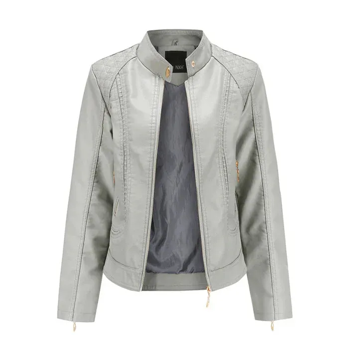 Stylish Alda Leather Jacket