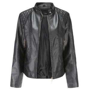 Stylish Alda Leather Jacket