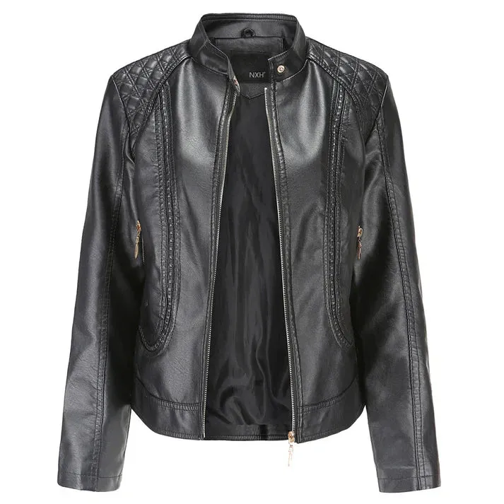 Stylish Alda Leather Jacket