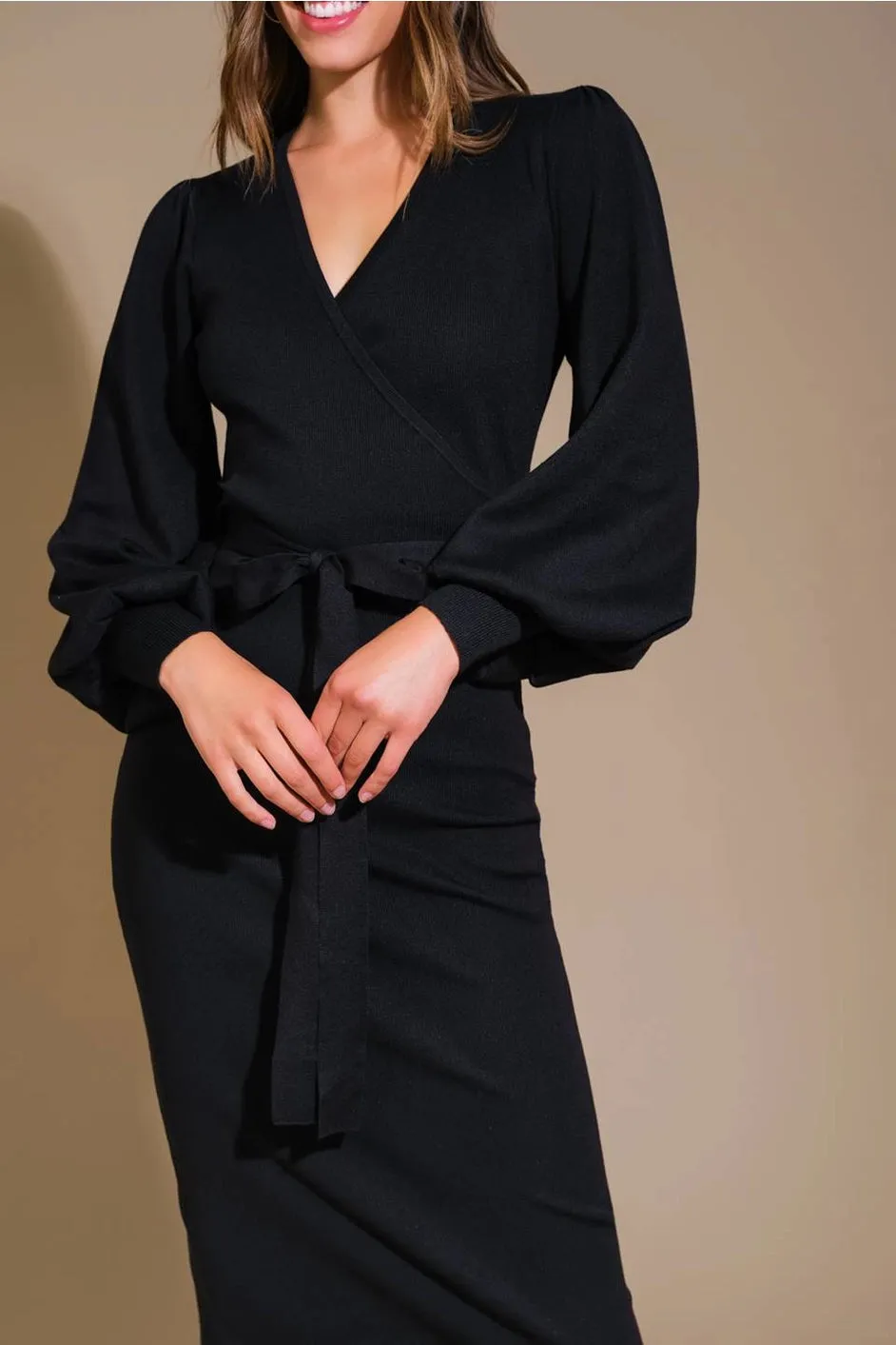 SWEATER KNIT MIDI DRESS // FINAL SALE