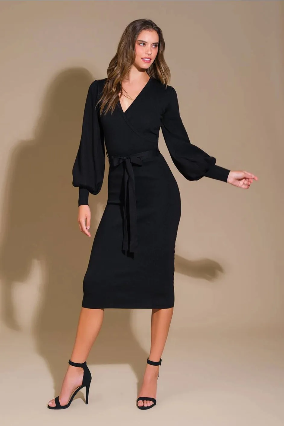 SWEATER KNIT MIDI DRESS // FINAL SALE