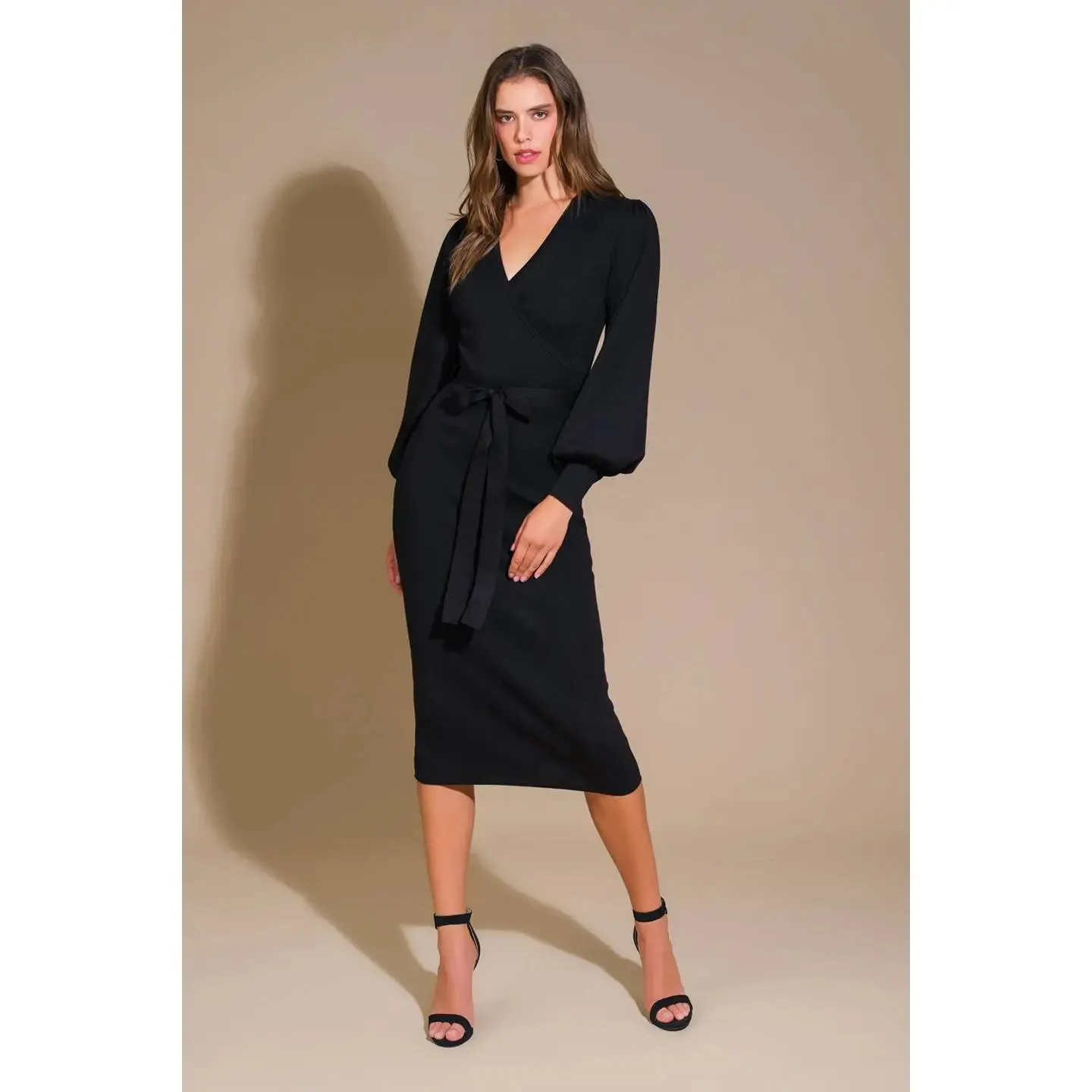 SWEATER KNIT MIDI DRESS // FINAL SALE