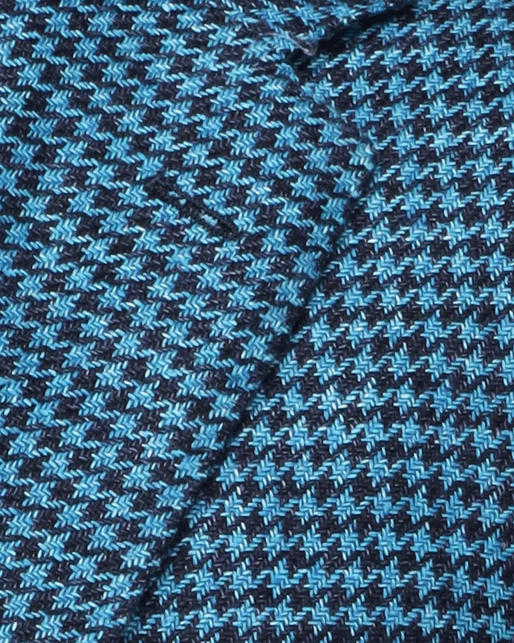 Teal and Navy Houndstooth Sportcoat