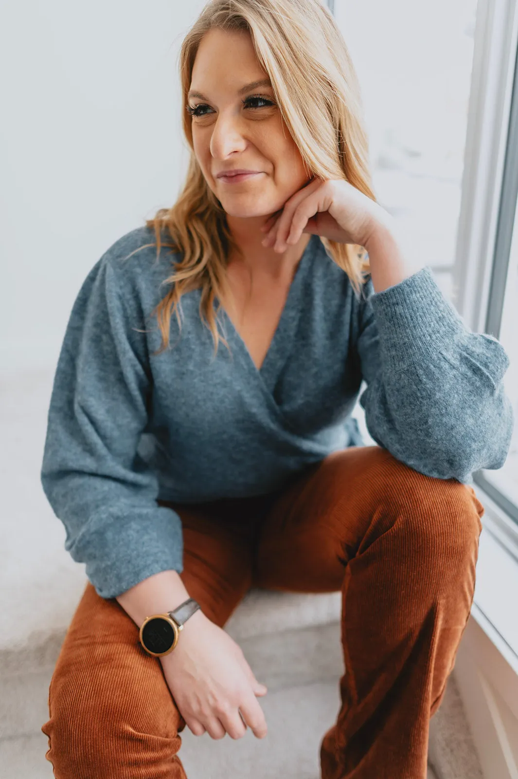 The Fiona Wrap Sweater