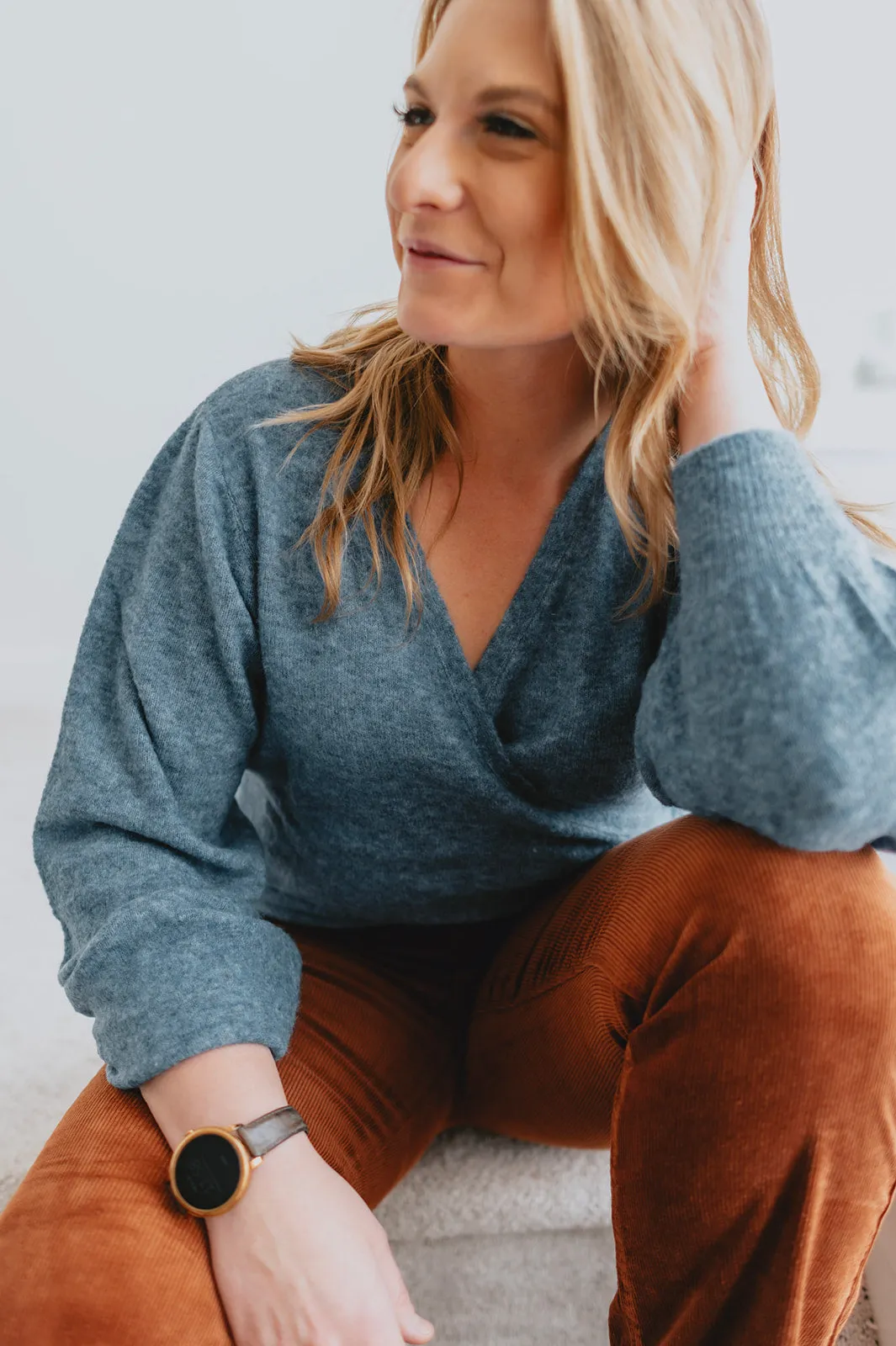 The Fiona Wrap Sweater