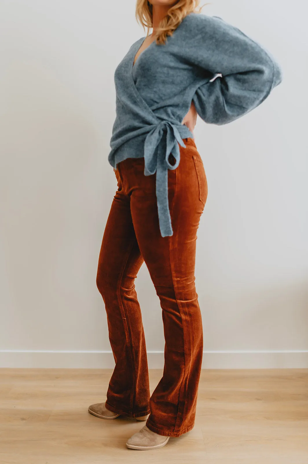 The Fiona Wrap Sweater
