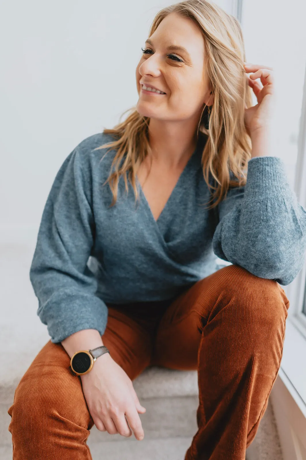 The Fiona Wrap Sweater