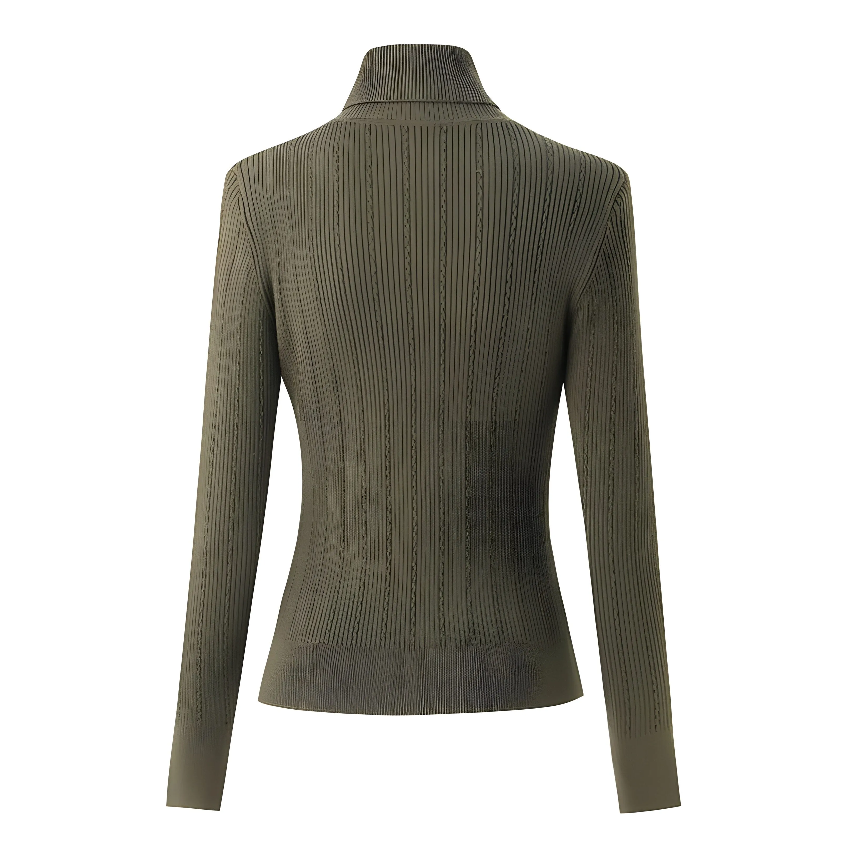 The Leighton Long Sleeve Knitted Turtleneck - Multiple Colors