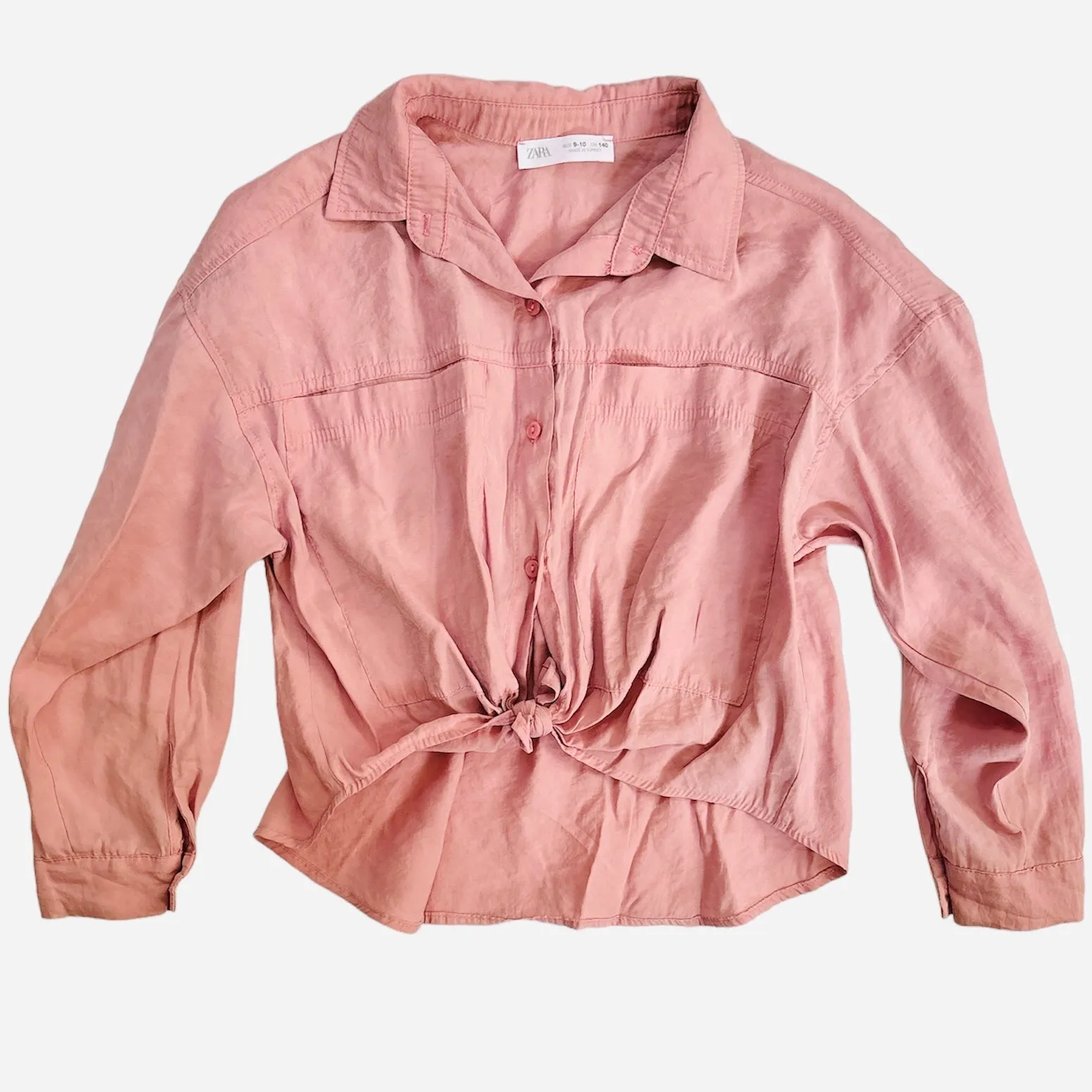 Tie-waist Blouse, 9-10 years // Zara