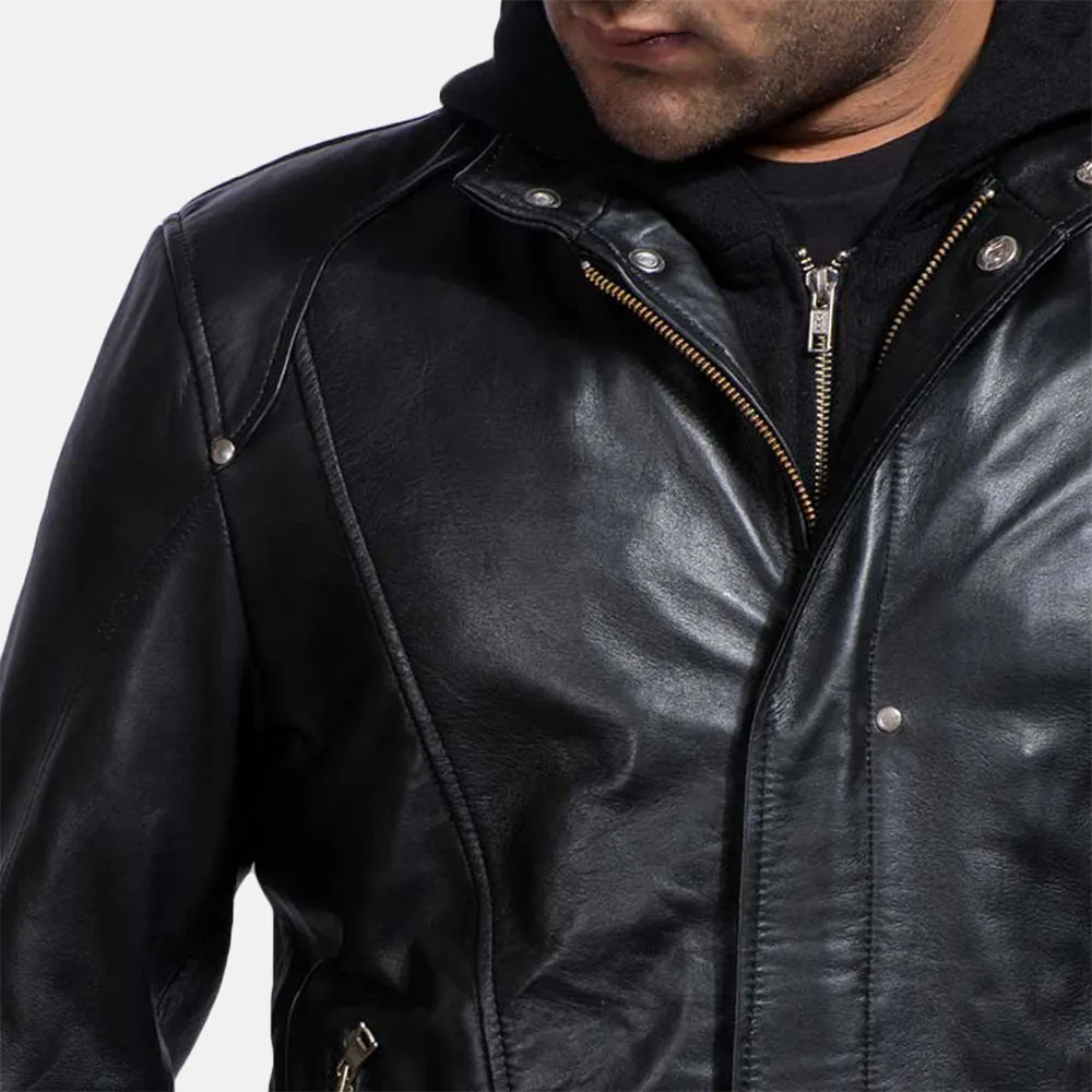 UrbanSchool Black Leather Jacket