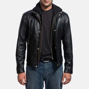 UrbanSchool Black Leather Jacket