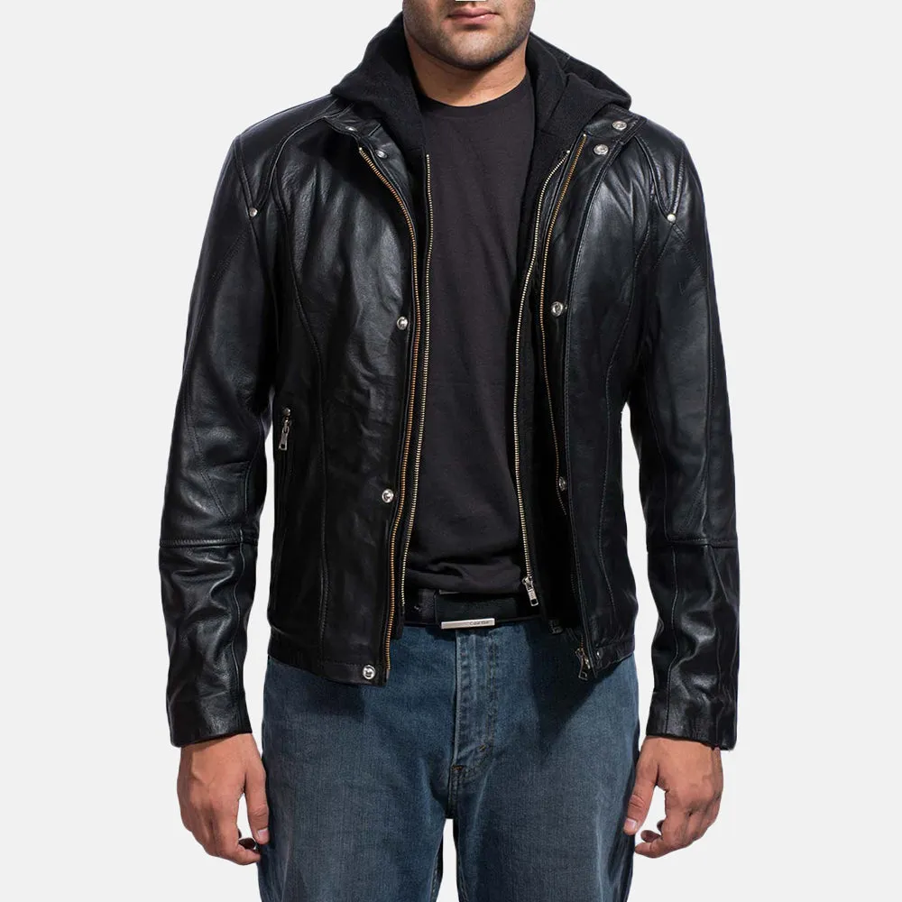 UrbanSchool Black Leather Jacket