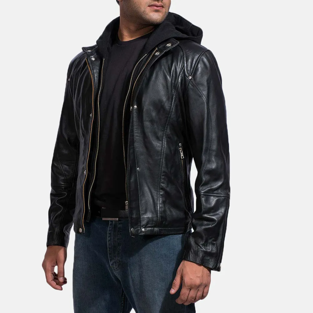 UrbanSchool Black Leather Jacket