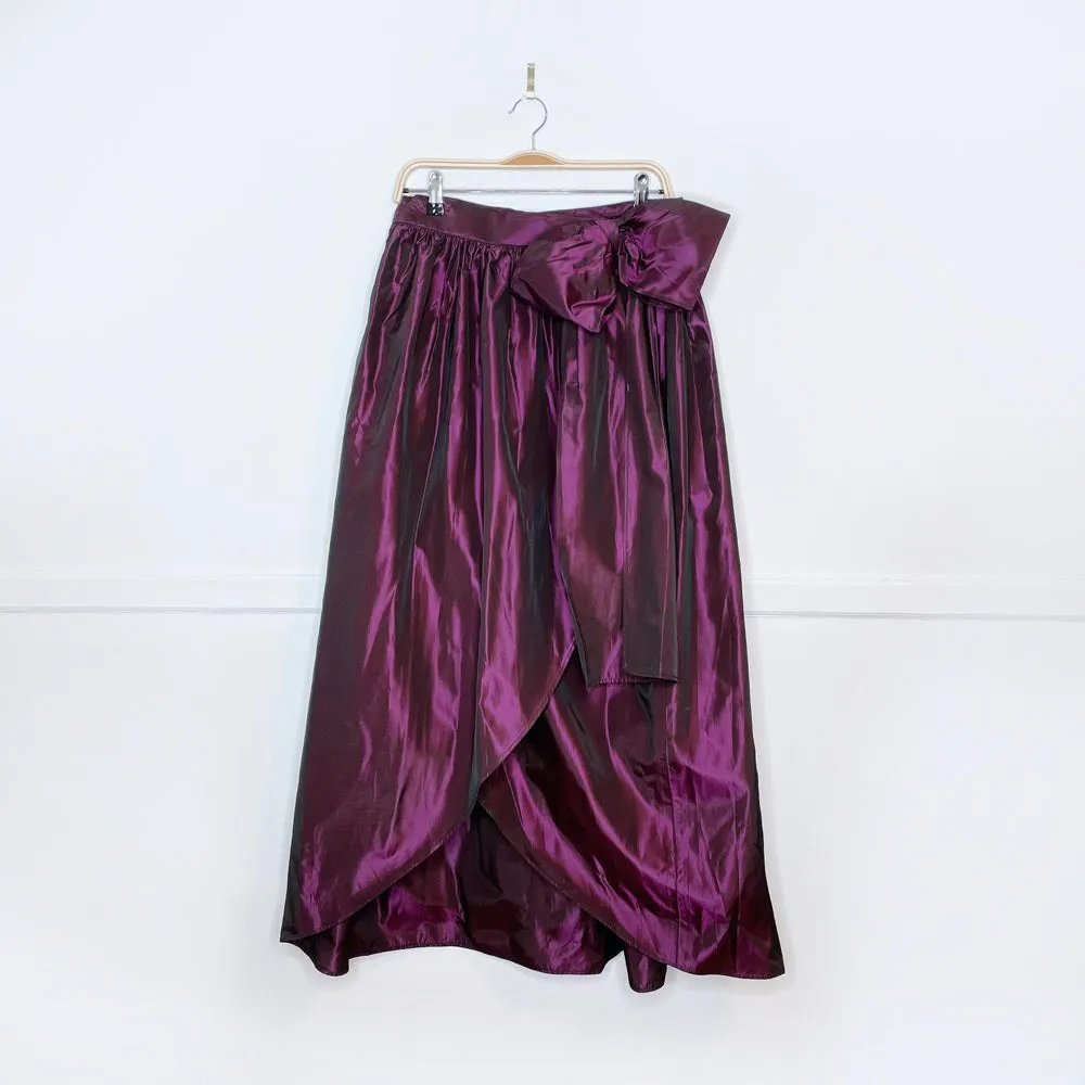 vintage valentina's taffeta big bow full skirt