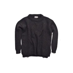 W Nansen Split Seam Sweater, Anthracite