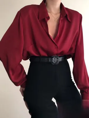 WolffMode button-down blouse