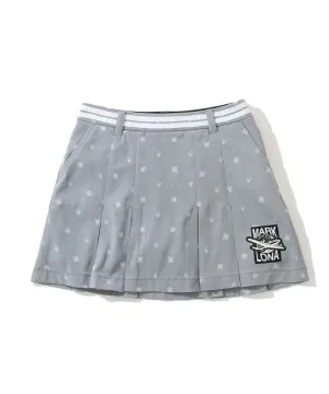 Women's Enigma Pleats Skirt Light Grey