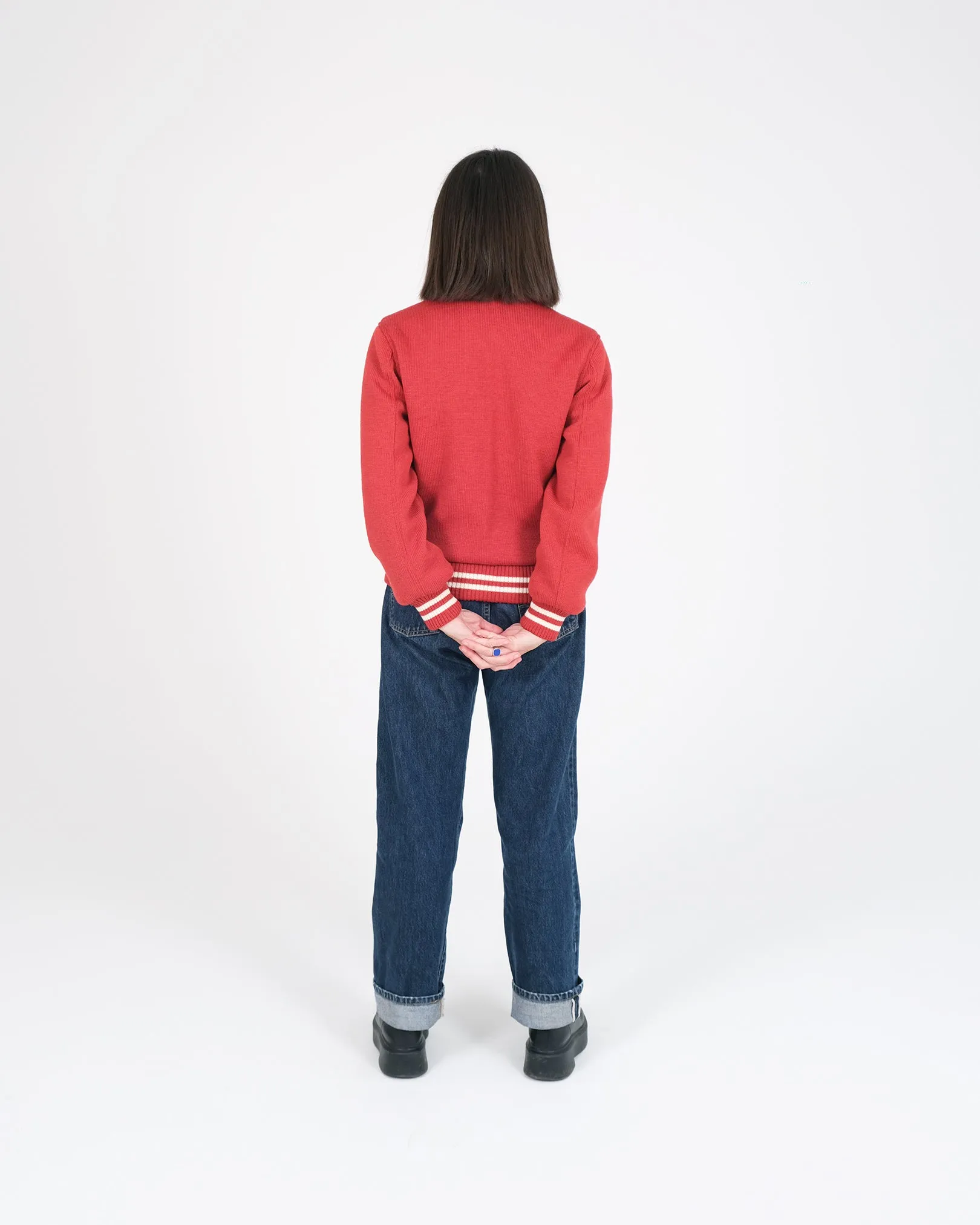 Women's Knit Club Jacket - Forster Red