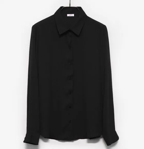 Women's Long Sleeve Chiffon Blouses Clothes Office Women Shirts Fashion Female Tops Plus Size Ladies Body