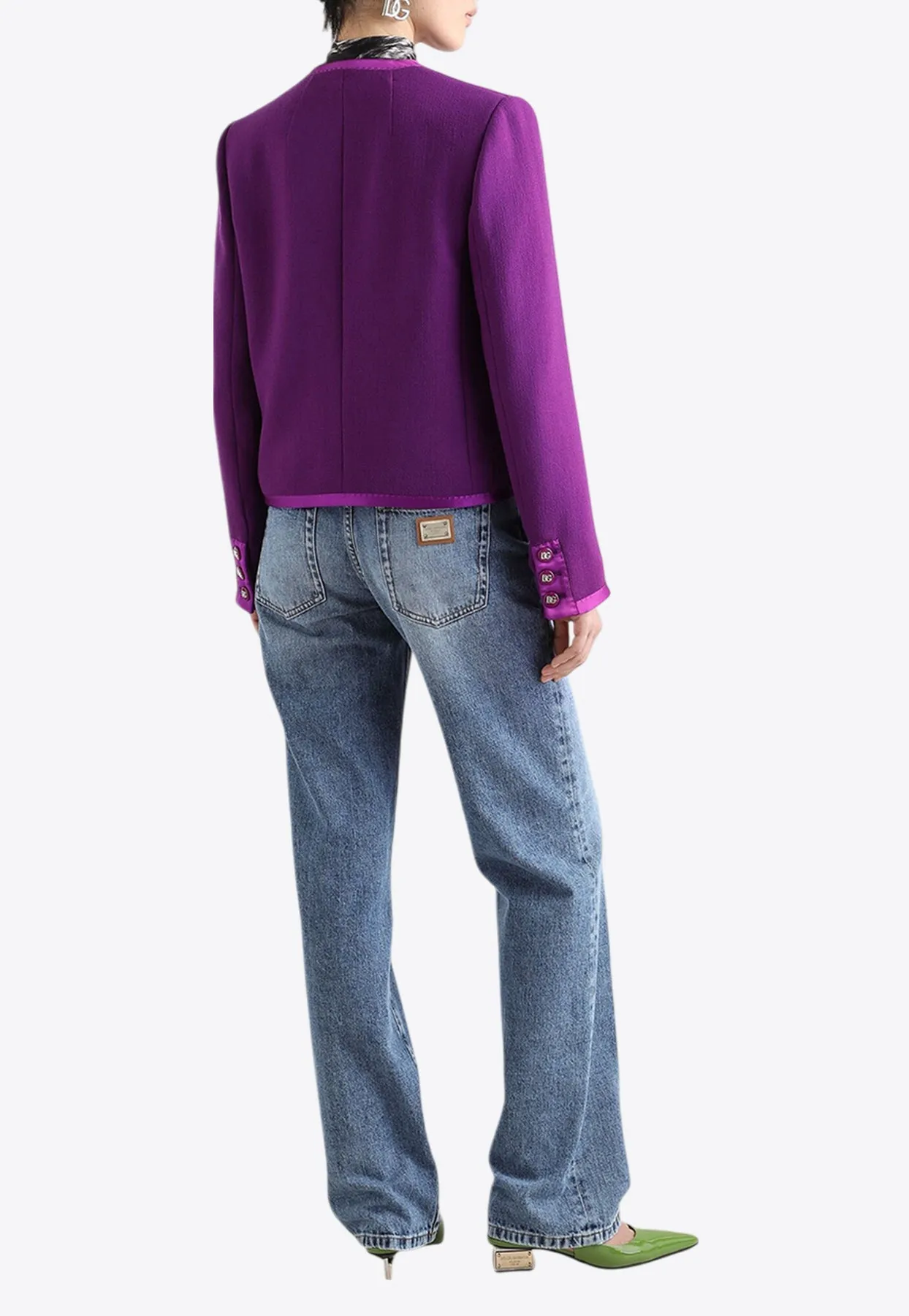 Wool Crepe Jacket