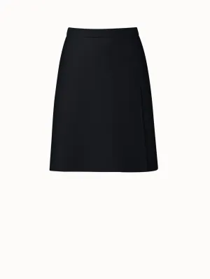 Wool Double-Face Short Skirt