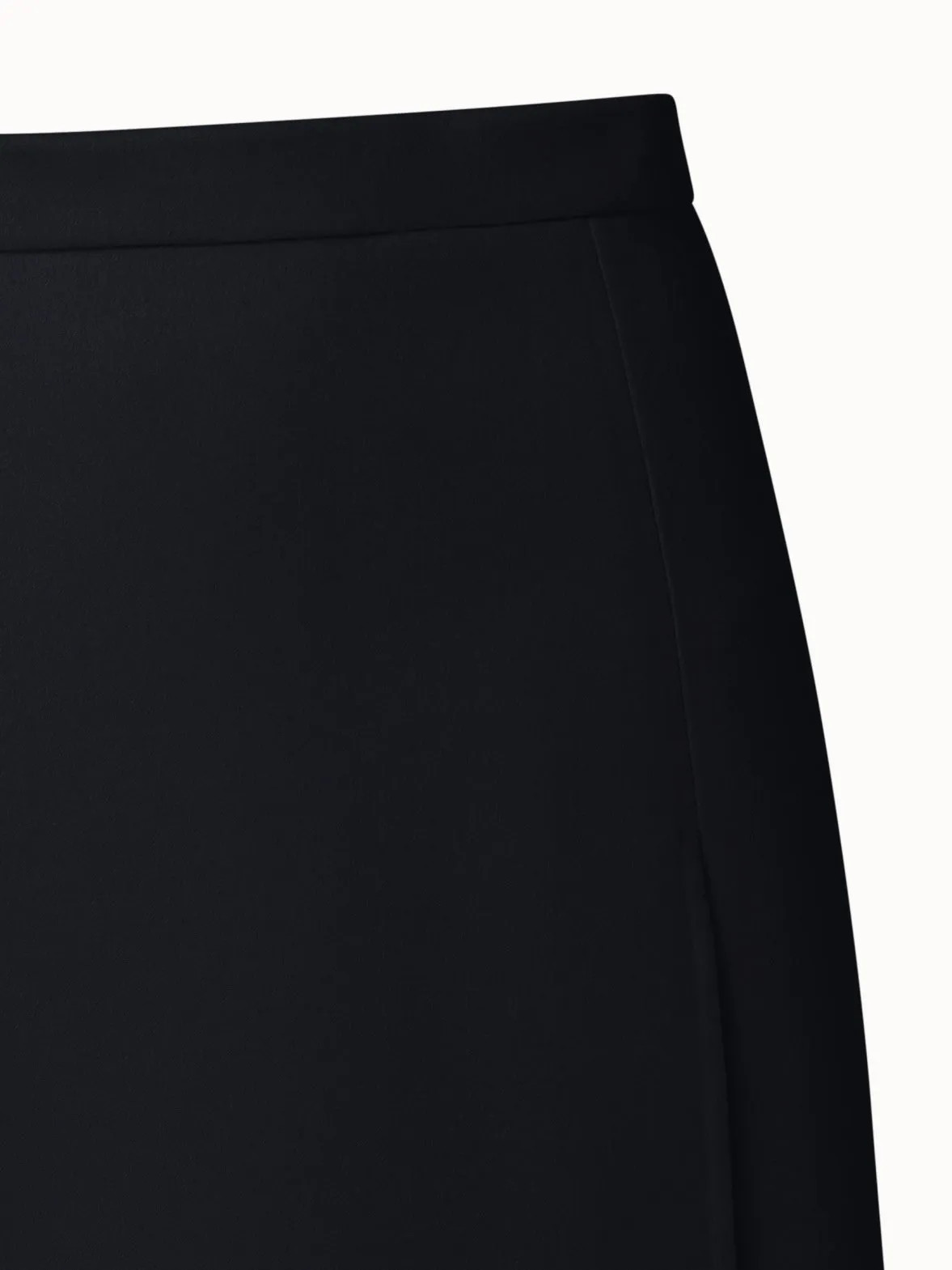 Wool Double-Face Short Skirt