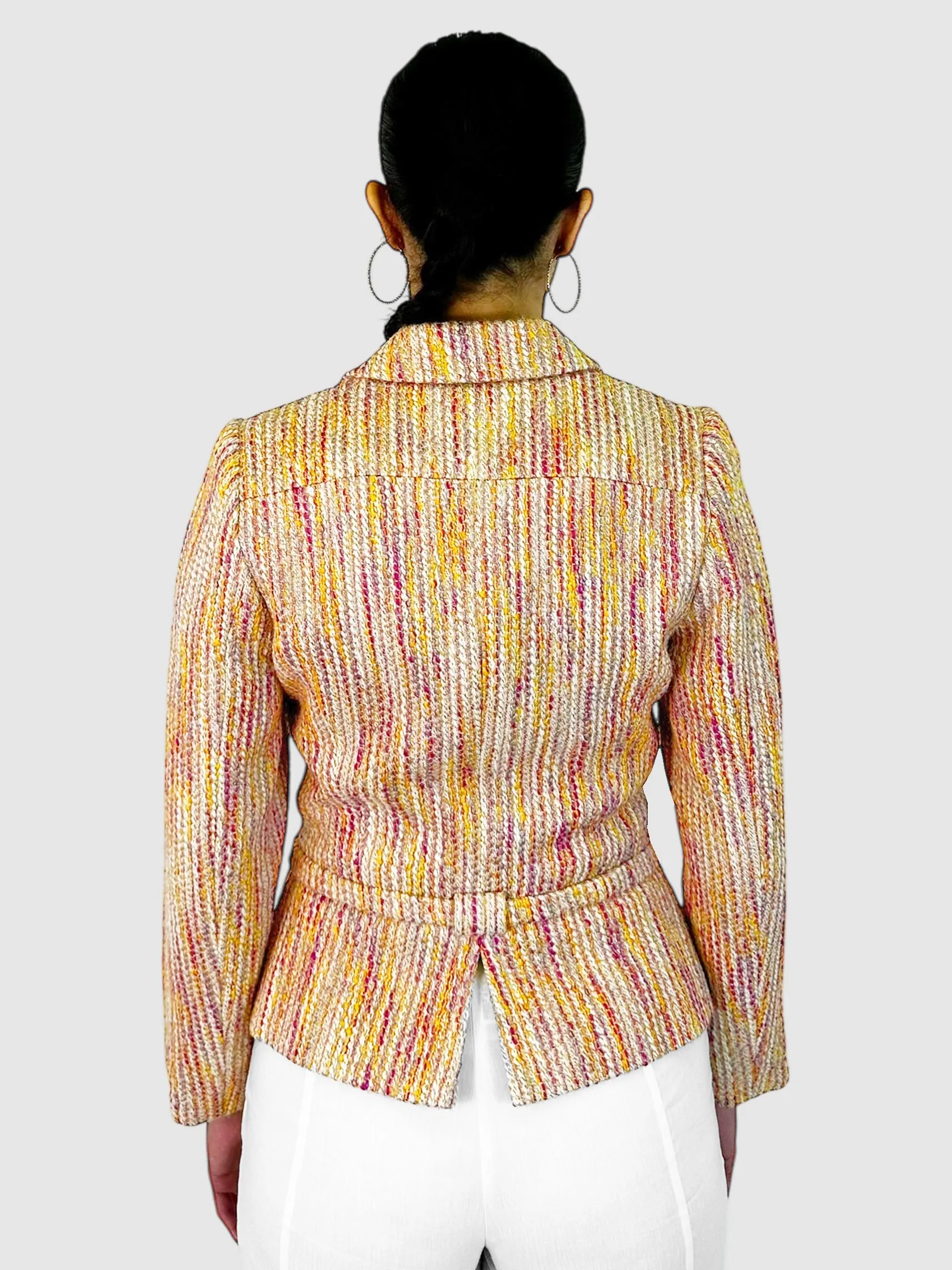 Wool Tweed Boucle Jacket - Size 42