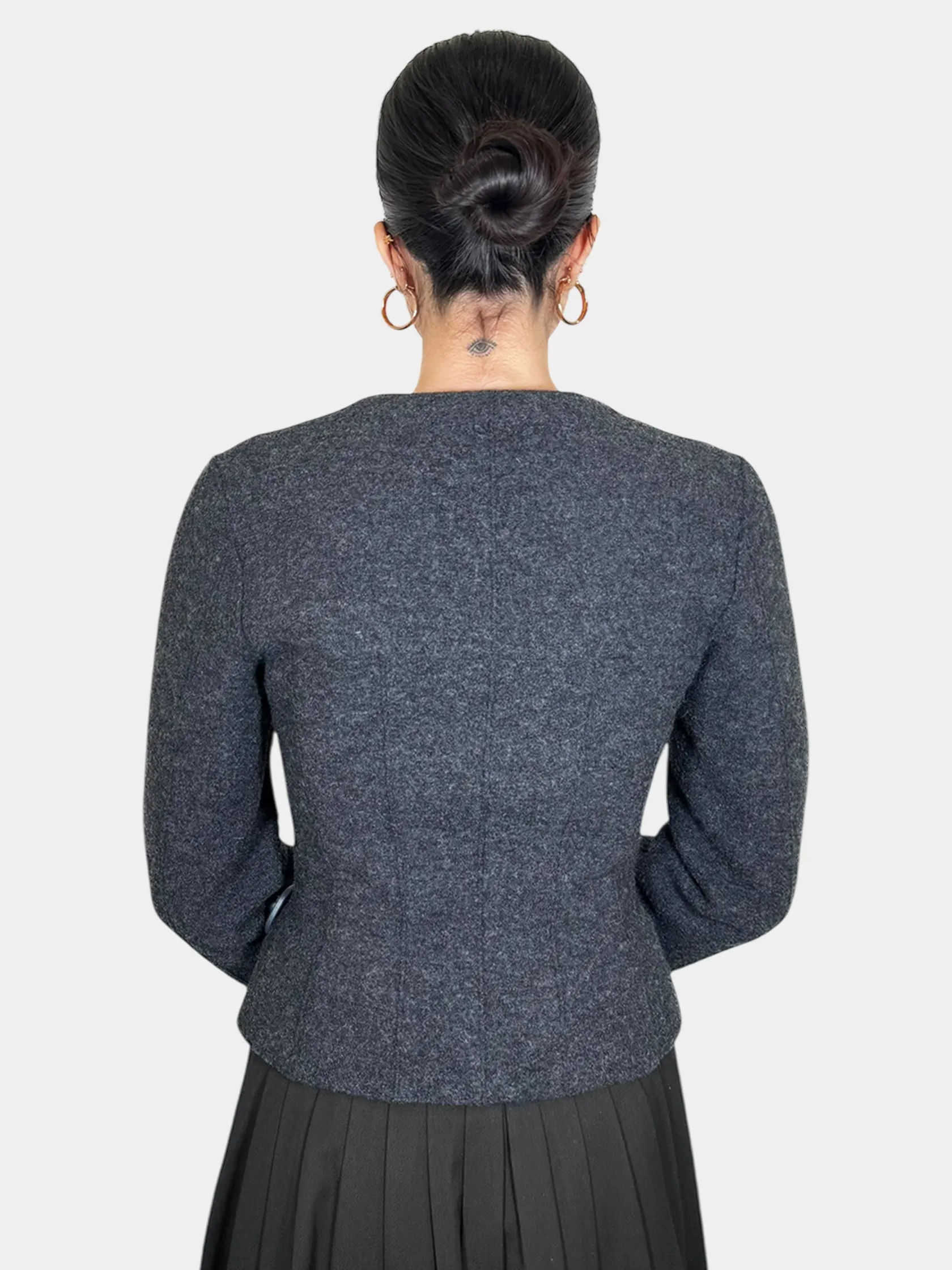 Wool Zip-Up Jacket